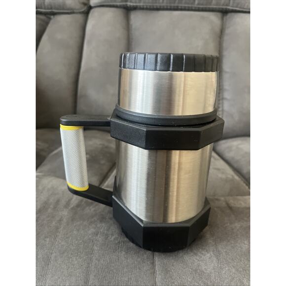 Vintage Stainless Steel Aladdin-Stanley "Bolt" vacuum bottle / Thermos 20 oz - Picture 3 of 6